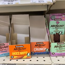 Safeway - Mr. Beast chocolate bars going quick.