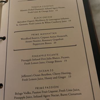 Ocean Prime - Menu picture - Seafood Near Me - New York, New York Ocean Prime - Menu picture - Seafood Near Me - New York, New York