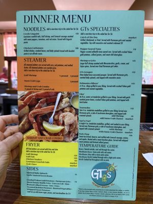 Menu photo 2 GTs On The Bay Orange Beach, AL