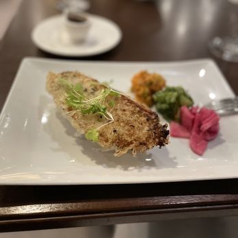 MW Restaurant - Mochi crusted hamachi - New American Near Me - Honolulu, Hawaii