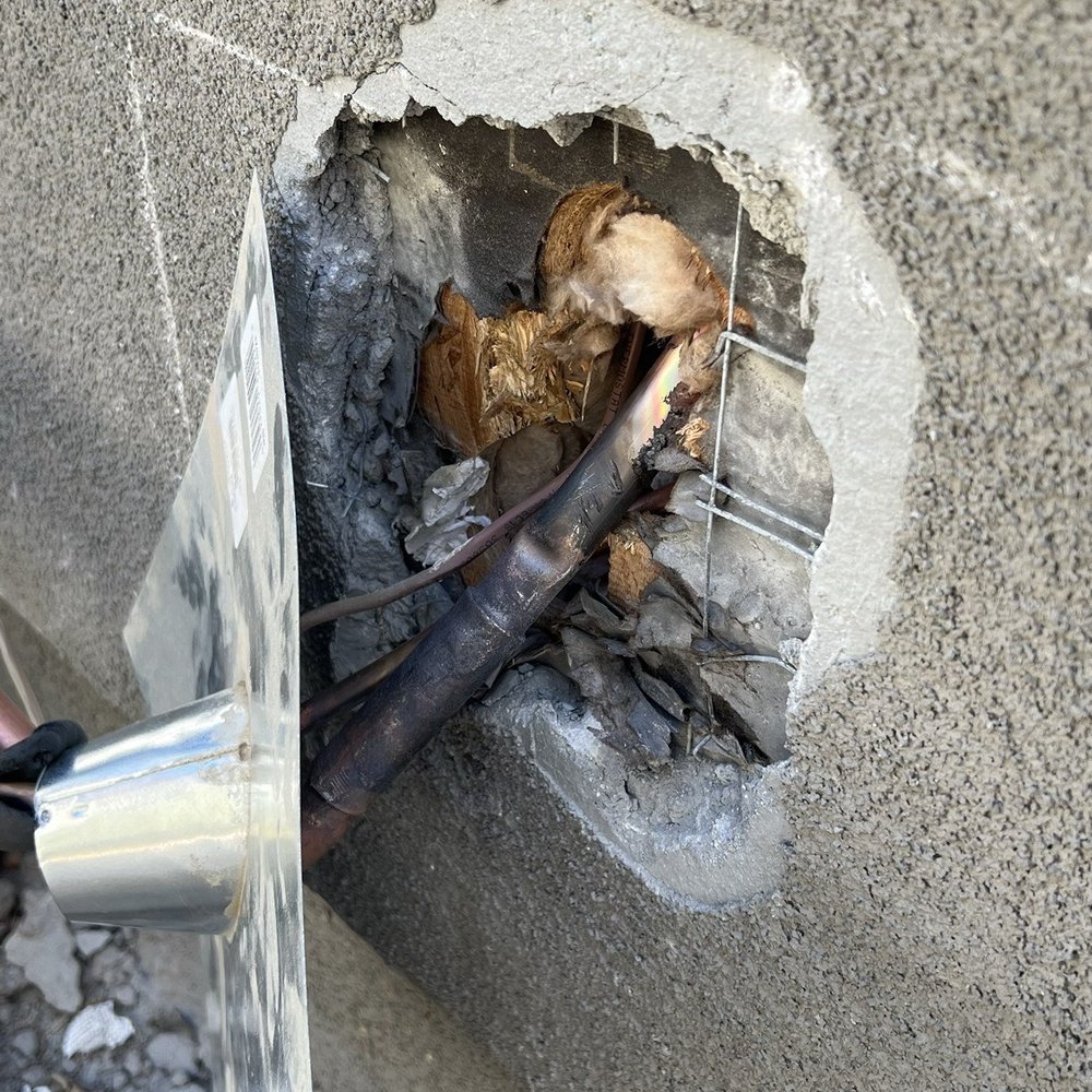 Potato Construction - This was exposed for weeks while we waited for someone to fix the damaged pipe. - General Contractors Near Me - Rosemead, California