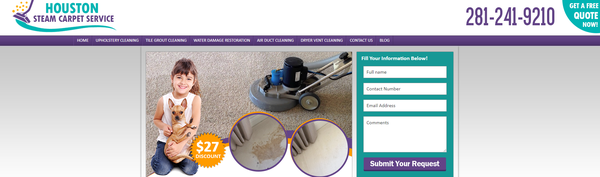 Steam Carpet Service in Houston TX