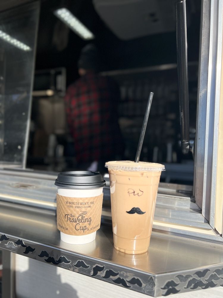 The Traveling Cup - Coffee Trucks Logo