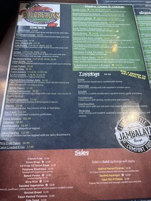 Menu photo 4 Boudreaux's Saint Joseph, MO