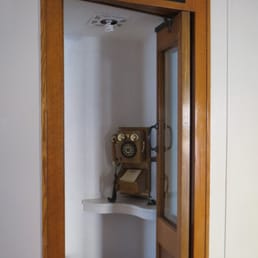 Antique photo booth at the Hotel Bristol
