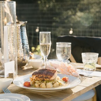 Catered Too! - Incredible seared salmon with sourdough gnocchi - Caterers Near Me - East Palo Alto, California