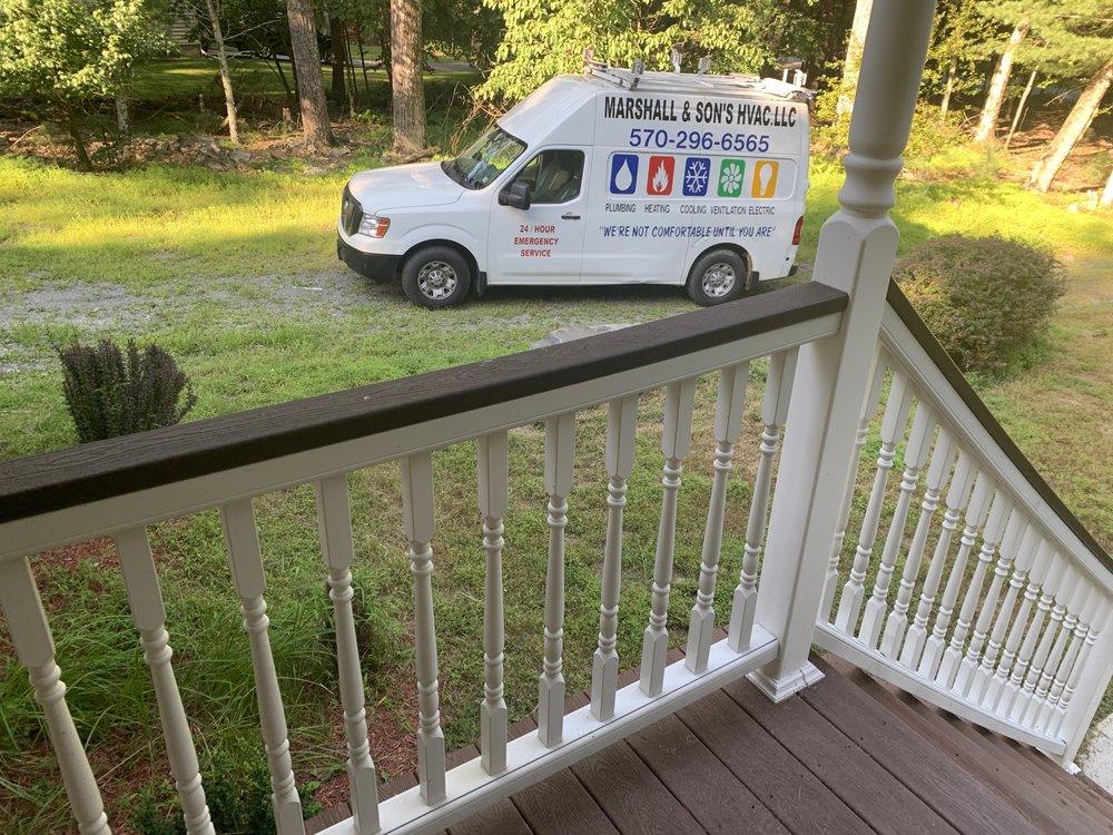 Slide of Marshall and sons services