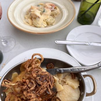 Crazy About You - Porcini Mushroom Tortellini with Shrimp and Applewood Braised Boneless Beef Short Rib - Mediterranean Near Me - Miami, Florida Crazy About You - Porcini Mushroom Tortellini with Shrimp and Applewood Braised Boneless Beef Short Rib - Mediterranean Near Me - Miami, Florida