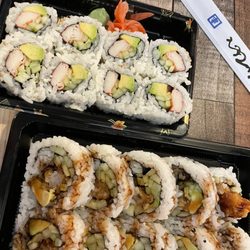 Exotic Sweets - Tempura shrimp roll and California roll