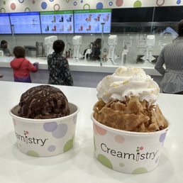 Sea Salt Caramel Crunch, chocolate ice cream Sea Salt Caramel Crunch, chocolate ice cream