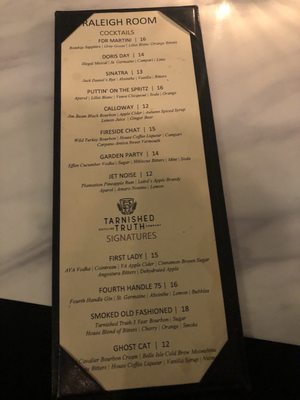 Menu photo 5 The Raleigh Room Virginia Beach, VA Menu photo 5 The Raleigh Room Virginia Beach, VA