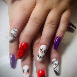 Fashion Nails - Just got this done for my Halloween Themed Baby Shower and TiTi (the owner) always does an amazing job!