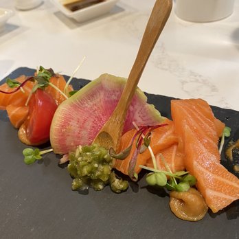 M Sushi Bistro - Salmon Sashimi - Sushi Bars Near Me - Lodi, California