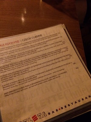 Menu photo 8 Kotleta Praha 1, PR