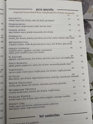 Menu photo 6 Rosario's Trattoria & Pizzeria Midland Park, NJ