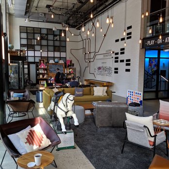 Moxy Washington, DC Downtown - Lobby - Hotels Near Me - Washington, DC, District of Columbia