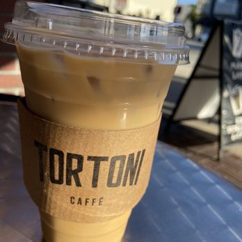 Tortoni Caffe - 20oz Cold brew (outside patio) - Coffee & Tea Near Me - Sherman Oaks, California