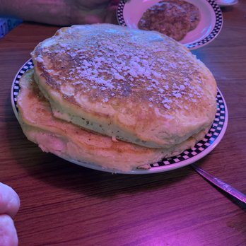 Speed Trap Diner - Short stack of pancakes and sausage - Diners Near Me - Woodville, Ohio