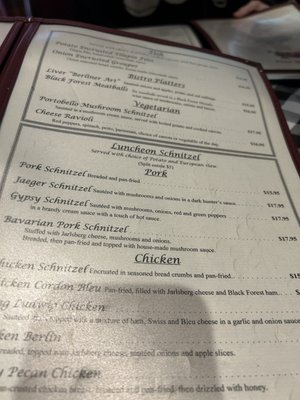 Menu photo 1 Ol' Heidelberg Huntsville, AL