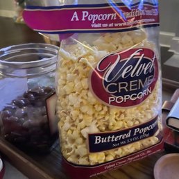 Buttered popcorn from retail store Buttered popcorn from retail store