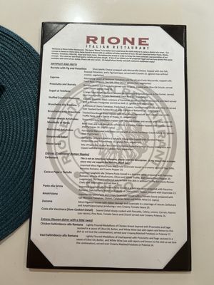 Menu photo 4 Rione Italian Restaurant Chico, CA Menu photo 4 Rione Italian Restaurant Chico, CA