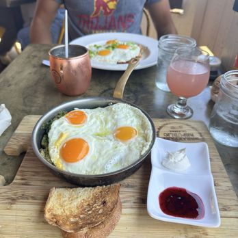Breakfast Republic - Turkey Meatloaf Hash, breakfast mule, guava mimosa, and whatever my boyfriend got - Breakfast & Brunch Near Me - Long Beach, California Breakfast Republic - Turkey Meatloaf Hash, breakfast mule, guava mimosa, and whatever my boyfriend got - Breakfast & Brunch Near Me - Long Beach, California