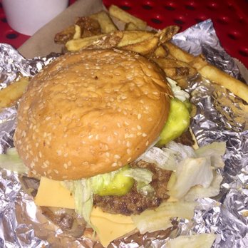 Five Guys - Regular cheeseburger with two patties - Burgers Near Me - Kapolei, Hawaii Five Guys - Regular cheeseburger with two patties - Burgers Near Me - Kapolei, Hawaii