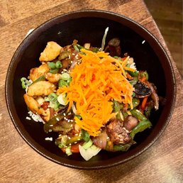 a bowl of food a bowl of food