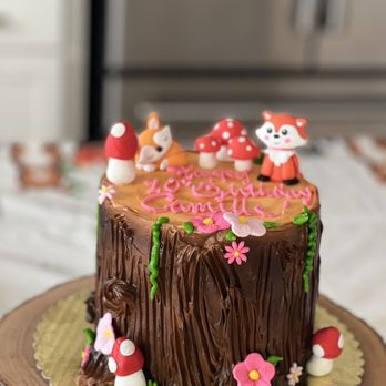 Fantasy Cakes - a cake decorated with chocolate frosting and decorations - Desserts Near Me - Vacaville, California