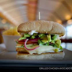 Riverview Terrace Cafe - Grilled Chicken Avocado Sandwich