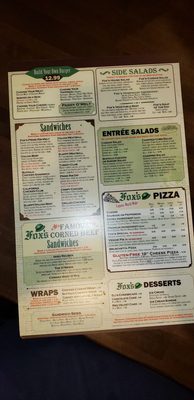 Menu photo 5 Fox's Restaurant & Pub Oak Lawn, IL