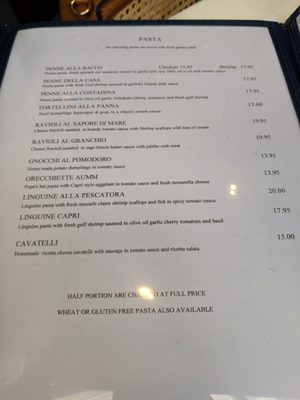Menu photo 5 Perbacco Houston, TX