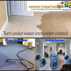 Johnson Carpet Cleaning Solutions - We have powerful water extraction and drying equipment to help restore your home after a flood