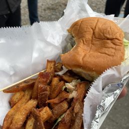 Double Cheese and Fries Double Cheese and Fries