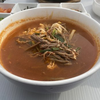 Mixed Grain - Spicy Beef Soup 8/10 - Korean Near Me - Walnut Creek, California