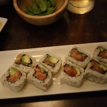 Sake Room Sushi Lounge - Salmon/avocado roll! - Sushi Bars Near Me - Miami, Florida Sake Room Sushi Lounge - Salmon/avocado roll! - Sushi Bars Near Me - Miami, Florida