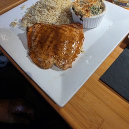 Salmon and cream of broccoli and rice was also excellent Salmon and cream of broccoli and rice was also excellent