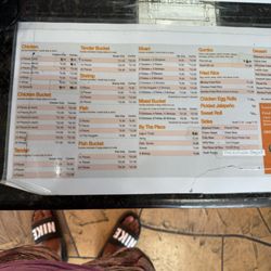 Louisiana Famous Fried Chicken - Menu