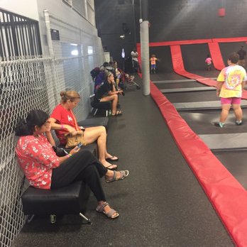 DEFY Charlotte - Watching bench - Trampoline Parks Near Me - Charlotte, North Carolina
