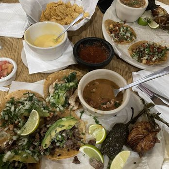 Los Agaves Taco - Carne asada street tacos, el pastor street tacos and mixed enchiladas. Chips and salsa! Everything was delicious! GET THE HORCHATA! - Breakfast & Brunch Near Me - Buda, Texas Los Agaves Taco - Carne asada street tacos, el pastor street tacos and mixed enchiladas. Chips and salsa! Everything was delicious! GET THE HORCHATA! - Breakfast & Brunch Near Me - Buda, Texas