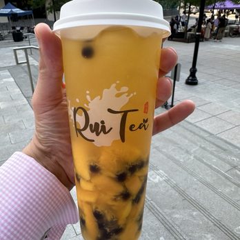 Rui Tea - Mango Bobo - Bubble Tea Near Me - Jersey City, New Jersey