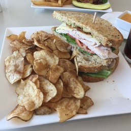 Turkey Club and Chips . . .