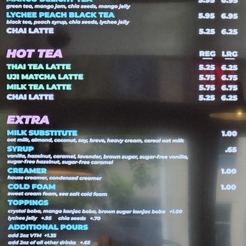 Blk Dot Coffee - Menu - Tea - Coffee & Tea Near Me - Irvine, California