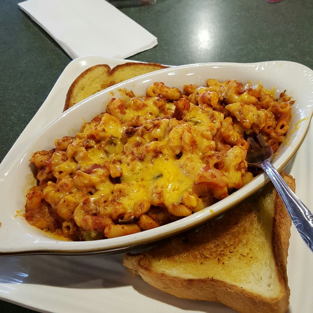 Athena's Diner - GOULASH WOTH BAKED CHEESE ON TOP. WAS VERY GOOD AND I LIVED THRU THE EXPERIENCE.  LOL - Diners Near Me - Lansing, Michigan