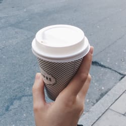 Sempre - Not only good coffee and a beautiful coffee shop, but super pretty take away cups as well! Perfetto!
