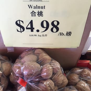 Grand Value Asian Supermarket - a display of walnuts - International Grocery Near Me - Richmond, British Columbia