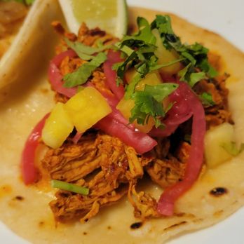 Fireside Chicken and Tacos - Chicken al pastor taco $3.49 good flavors! - Mexican Near Me - Rockwall, Texas Fireside Chicken and Tacos - Chicken al pastor taco $3.49 good flavors! - Mexican Near Me - Rockwall, Texas