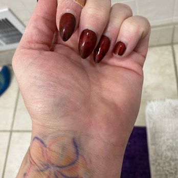 Lula Nail Spa - 1 week pinky nail broke. - Nail Salons Near Me - Garden City, Michigan Lula Nail Spa - 1 week pinky nail broke. - Nail Salons Near Me - Garden City, Michigan