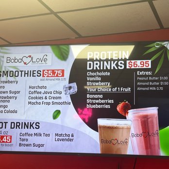 Boba Love - Menu - Bubble Tea Near Me - San Diego, California Boba Love - Menu - Bubble Tea Near Me - San Diego, California