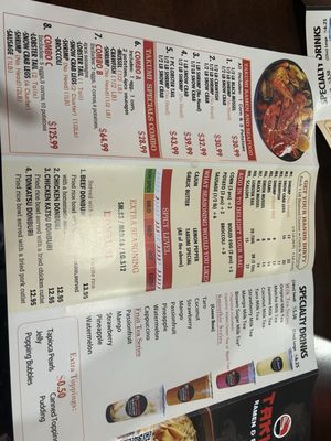 Menu photo 2 Takumi Ramen & Seafood Johnstown, PA Menu photo 2 Takumi Ramen & Seafood Johnstown, PA